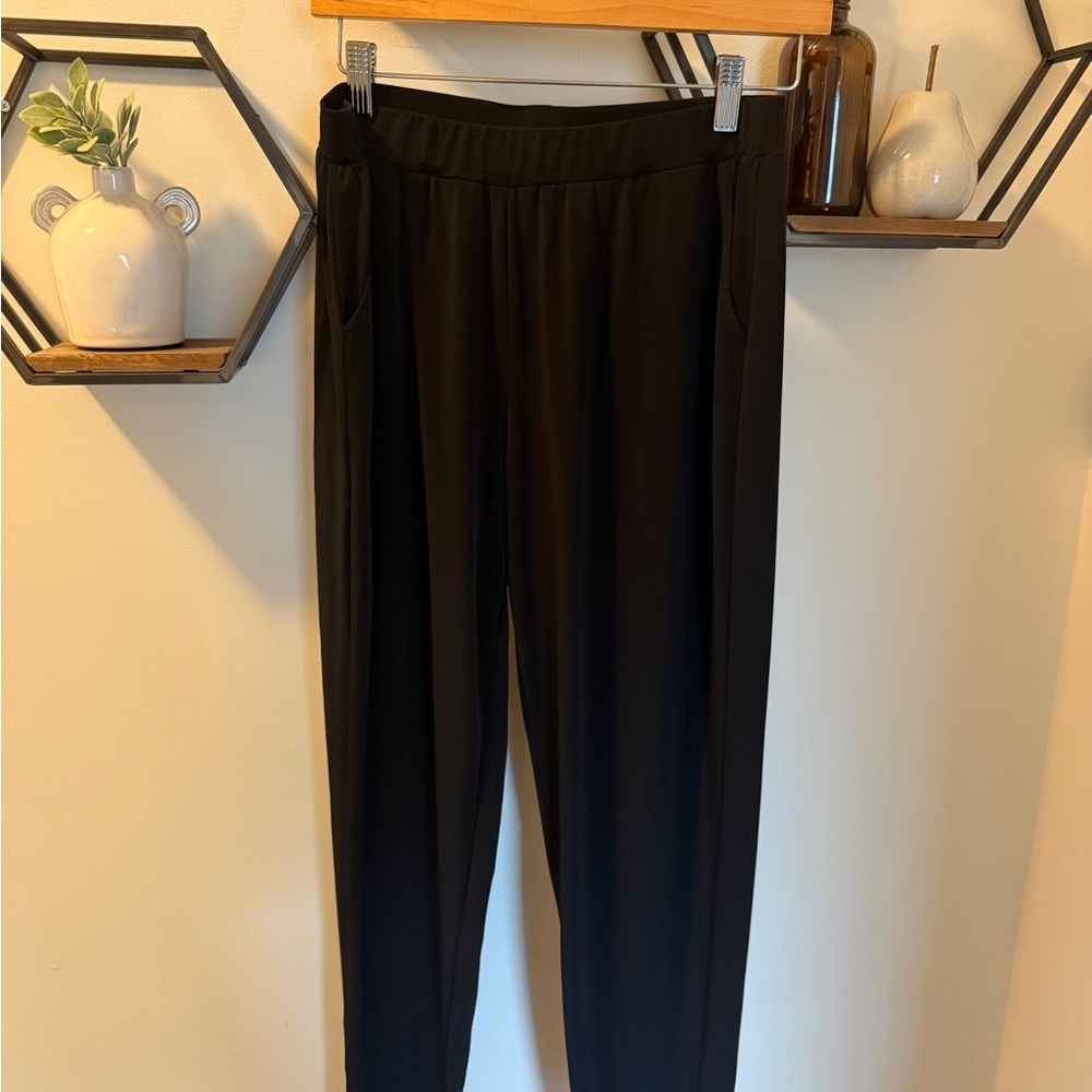CLARA SUNWOO Black Pull-On Trousers